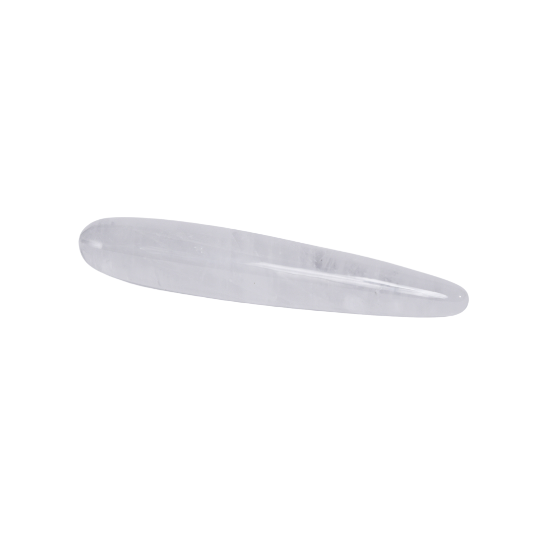 Clear Quartz Pleasure Wand - Slim